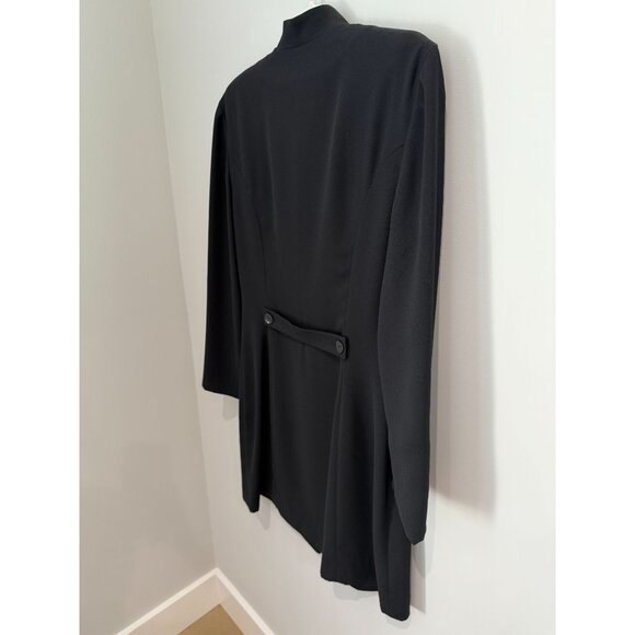 Vintage 90s Ann Taylor Loft Long Sleeve Black Dress, size 12 - Picture 8 of 15